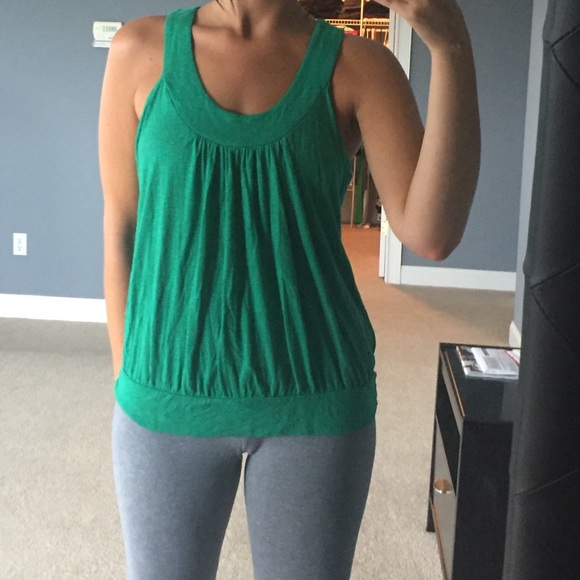 Green racerback