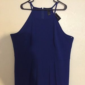 Royal Blue Peplum Dress