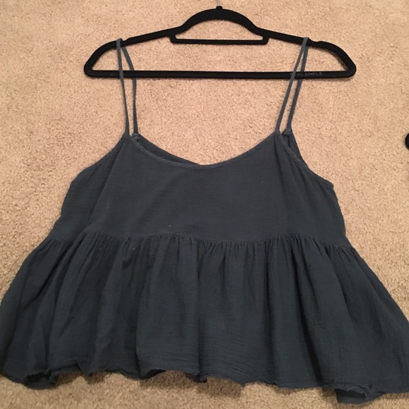 Dark Gray Flowy shirt BP