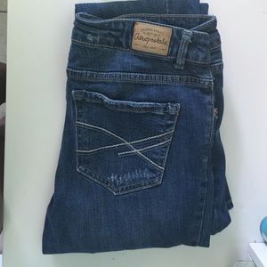 Aeropostale light wash ripped skinny jean
