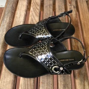 Dana Buchman wedge thong sandal