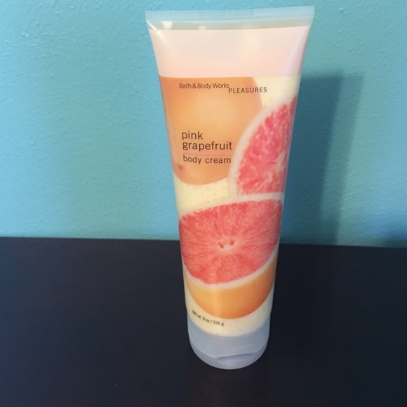 BBW pink grapefruit body cream NWT
