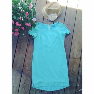 Teal Shift Dress