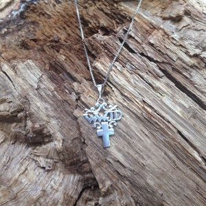 WWJD Sterling Necklace and Chain