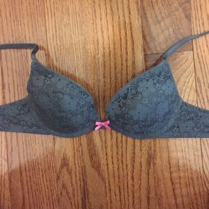 SOLD Grey Lace Push-up Bra