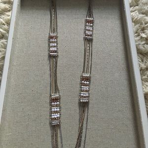 Stella & Dot Beaded Chain Necklace