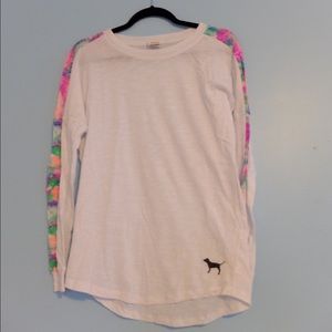 floral sleeved PINK long sleeve