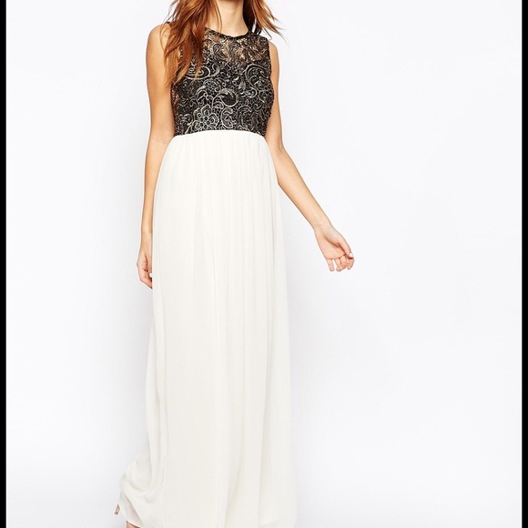 Club L Maxi Dress with Metallic Lace. - Picture 2 of 2