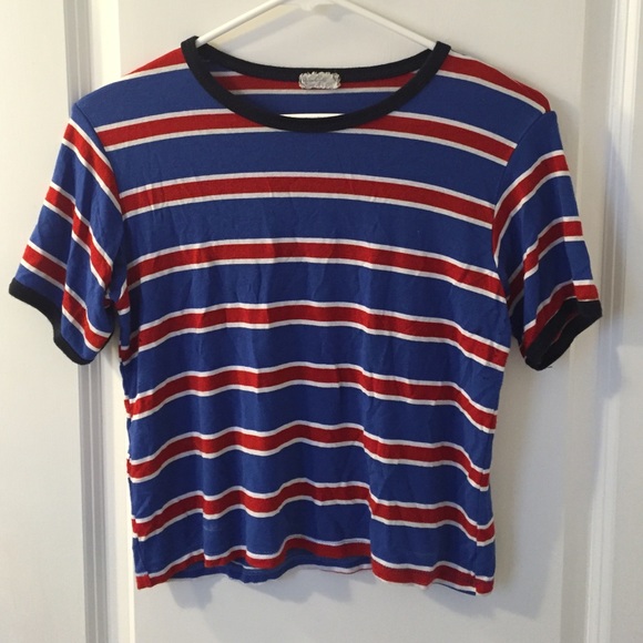 Stripe Crop Tee