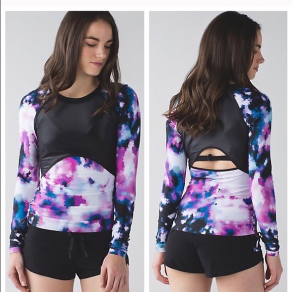 lululemon athletica Tops - Lululemon Water: Salty Swim Rashguard