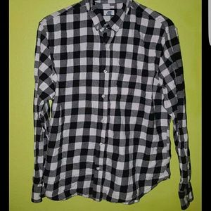 Black and white flannel