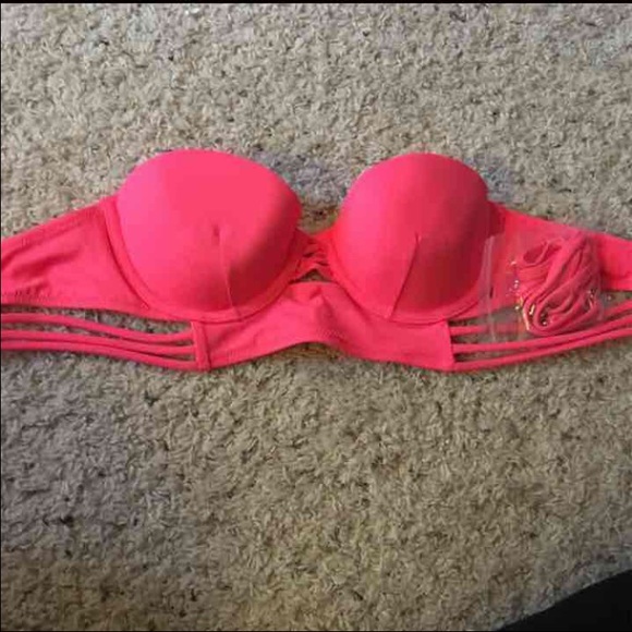 ‼️SOLD‼️Hot pink Victoria secret bikini top