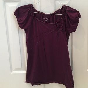 Purple shirt
