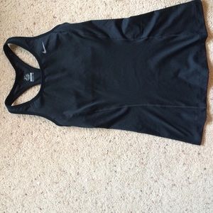 Black Nike Dri-Fit work-out tank top worn once!