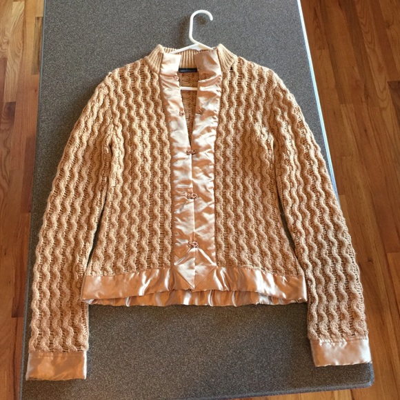 Moda International cable knit sweater