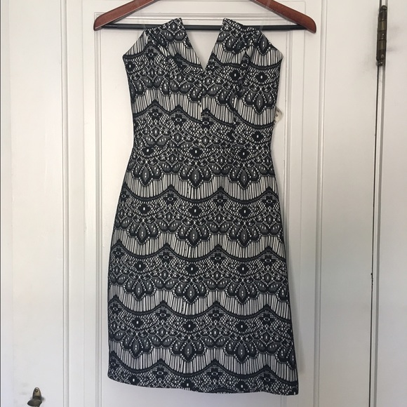 Black lace dress