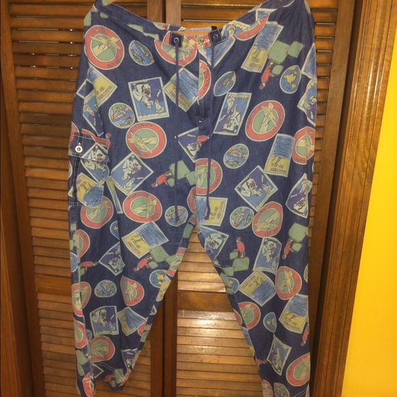 Cutest vacation Capri Pants