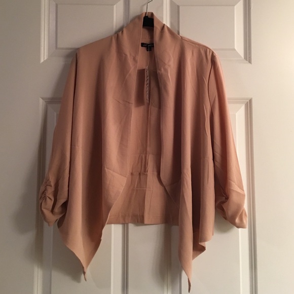 NWT lightweight dark cream blazer.