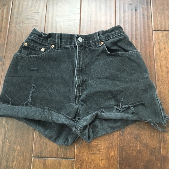 Vintage Levi shorts - distressed