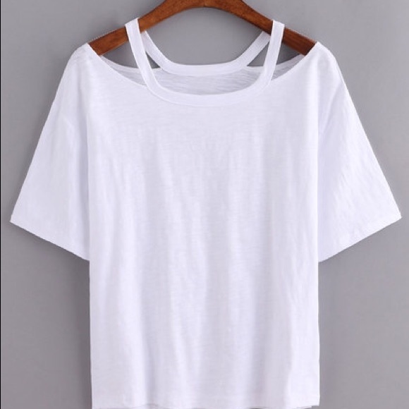 Cutout White Tee