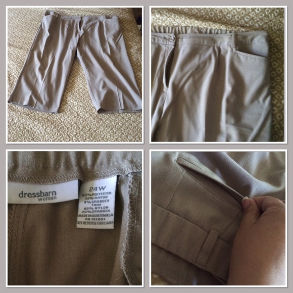 dress barn plus size capris