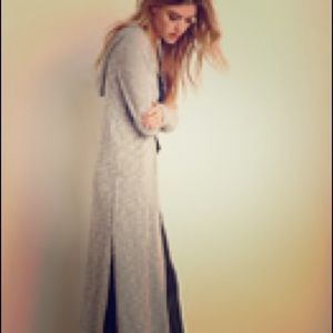 Hooded Maxi Cardigan