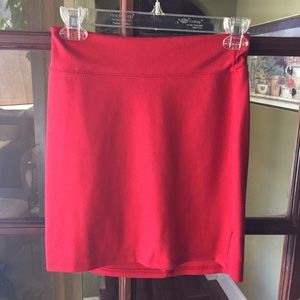 Red skirt