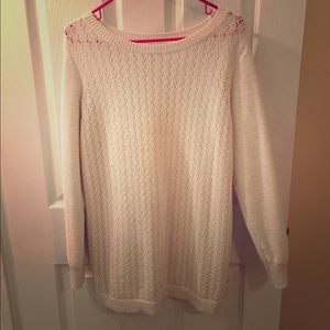 Cream Sparkle Sweater