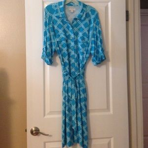 Charter club button down dress.  Size 2X
