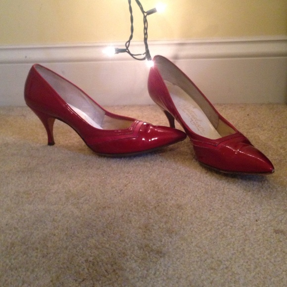 Sexy Red Pointy Heels Sz 6.5