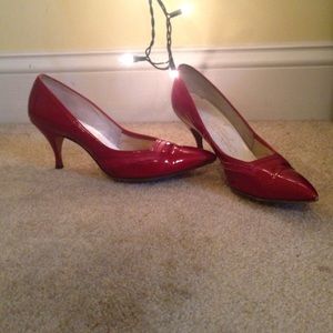 Sexy Red Pointy Heels Sz 6.5