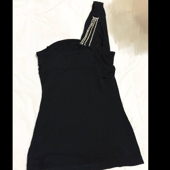 New guess rhinestone sexy cocktail party top