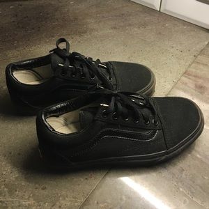 Brand new never worn black vans NWOT