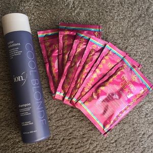 Ion Purple Shampoo and 6 pack hair mask