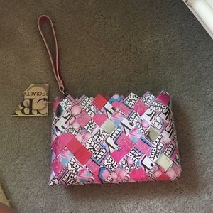 Bubble gum wrapper wristlet