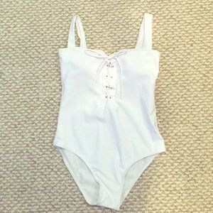 One piece white bathing suit - never worn!