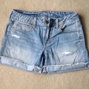 100% cotton jean shorts