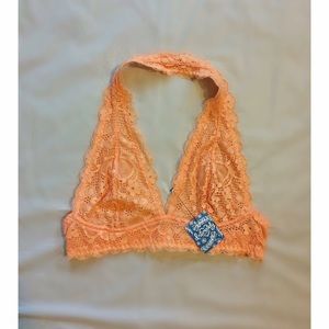 Free People Galloon Lace Halter Bra