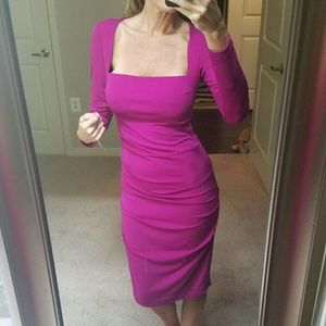 NWT Nicole Miller magenta dress