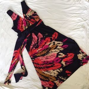 V-neck Feather Dress (anthro)