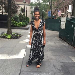 Kooples feather print dress