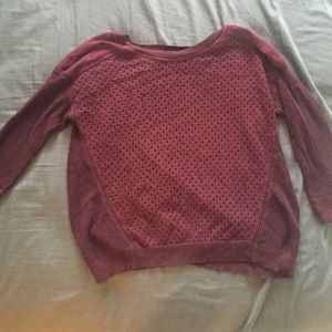 DKNY Jeans Slouchy Burgundy Sweater