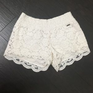 lace shorts