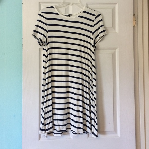 Stripped t-shit dress