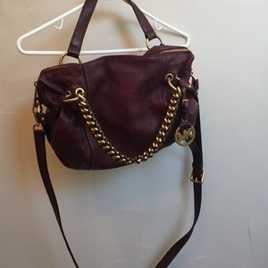 Maroon MK Purse