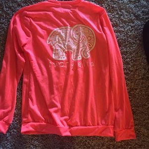Ivory Ella coral long sleeve