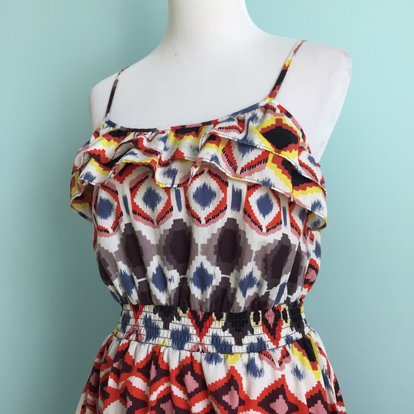 Colorful Printed Dress - Picture 2 of 4