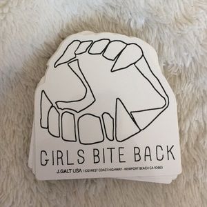 Brandy Melville Girls Bite Back sticker