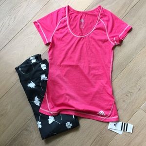 Adidas Pink Athletic Top