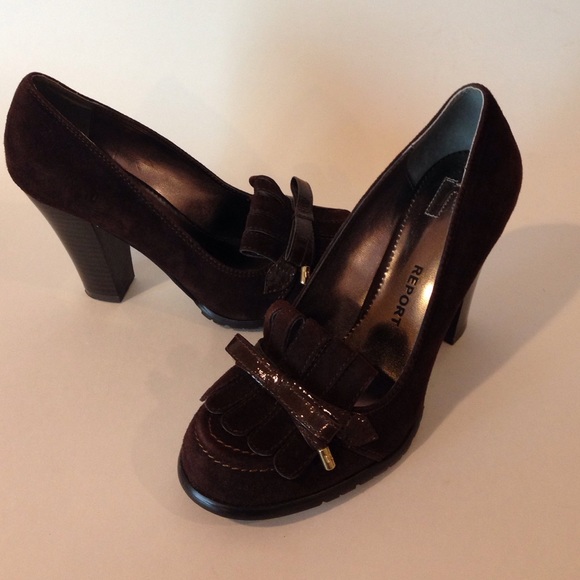 Report Suede Loafer Pumps